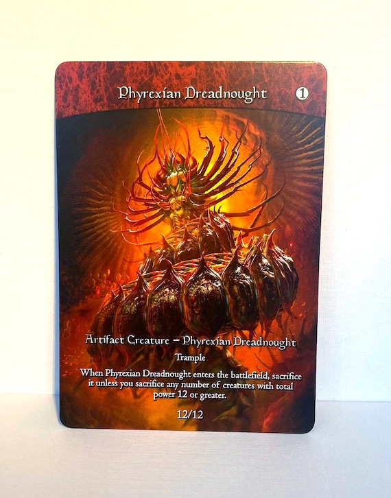 Phyrexian Dreadnought Proxy | Full Art - Etsy Israel