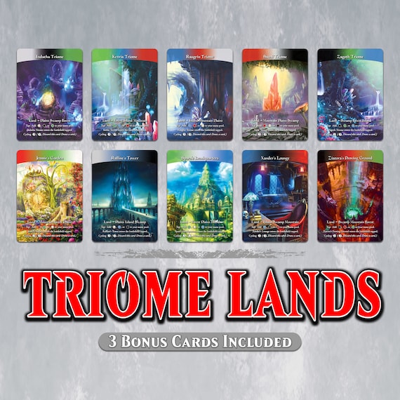 トライオームランドセット - フルアート - 統率者戦EDH/cEDH用MTG 
