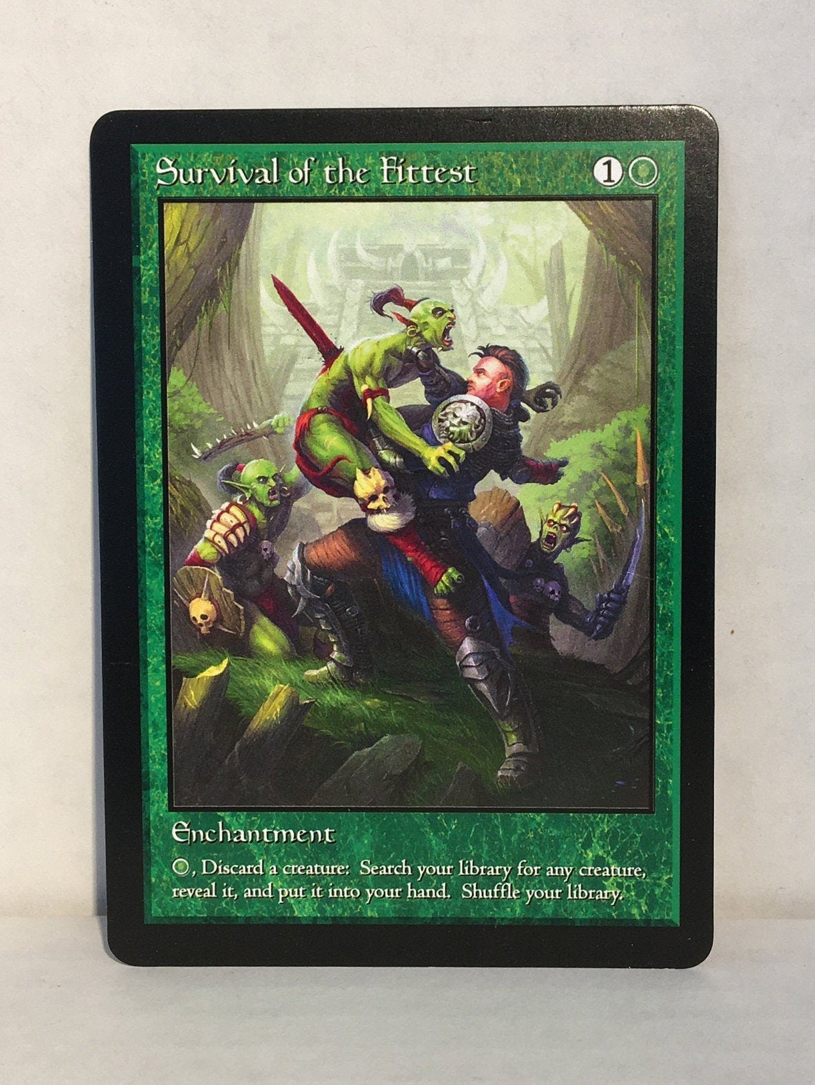 Survival of the Fittest (custom Card Alternate Art) - Etsy
