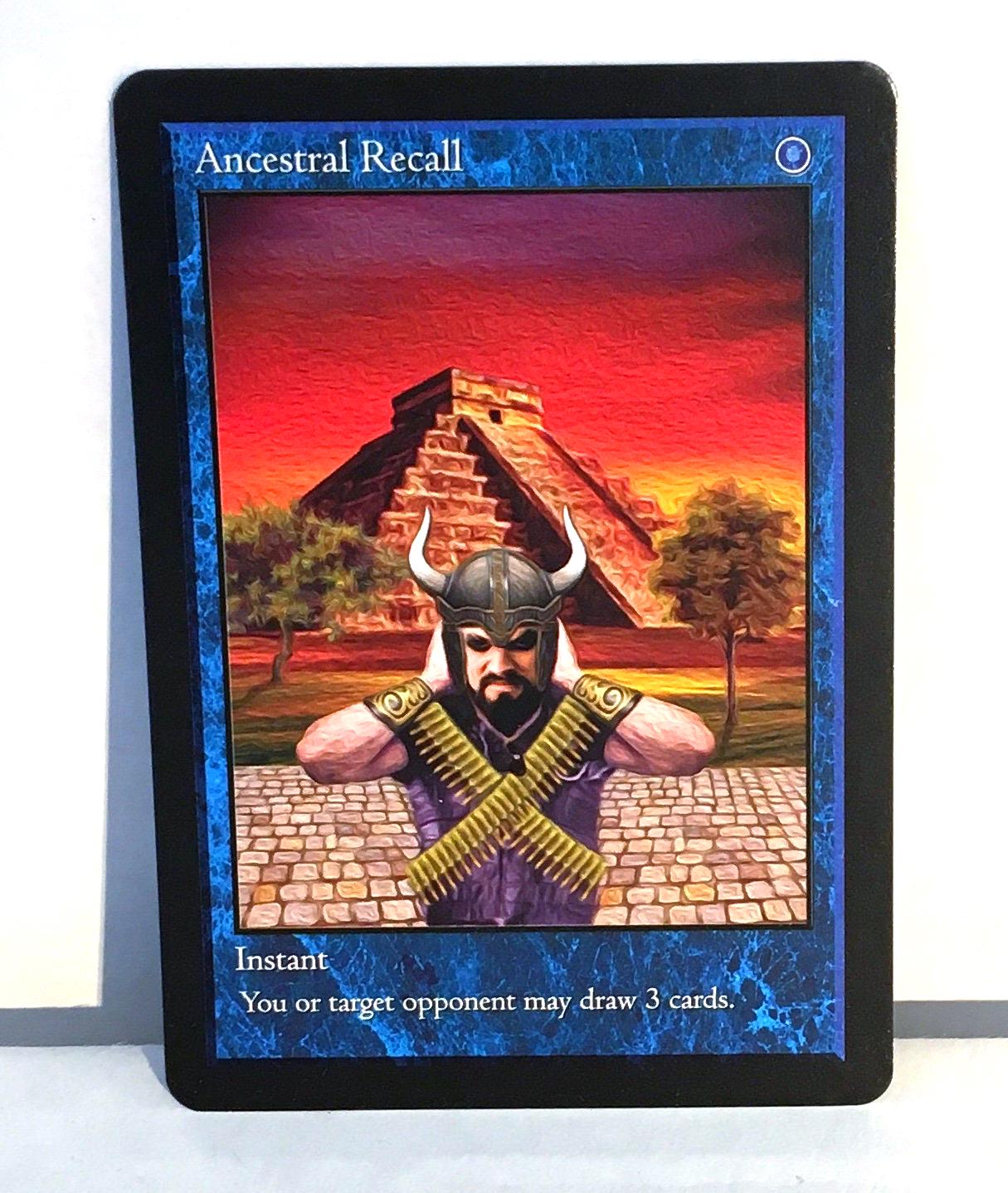 Ancestral Recall Proxy - Etsy