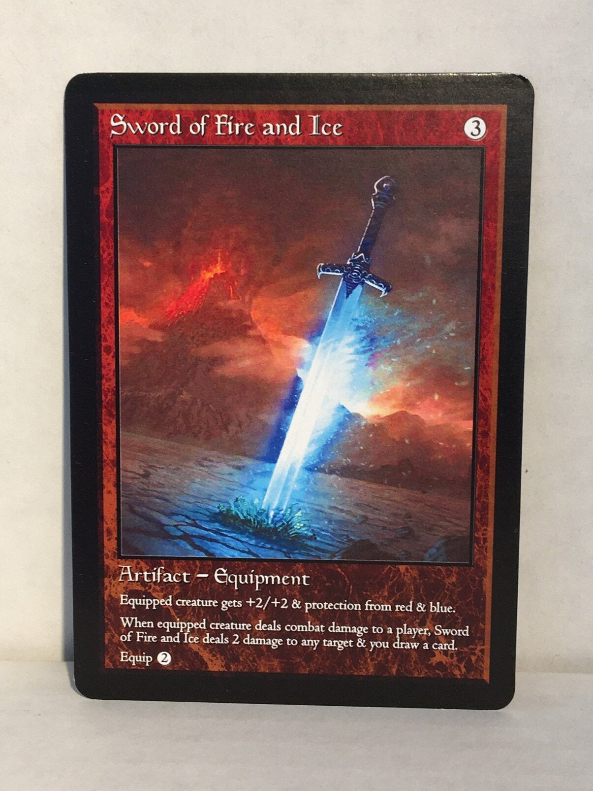 Sword of Fire and Ice プロモFoil Sword of Fire and Ice (FOIL Showcase) - MTG Proxy 2XM