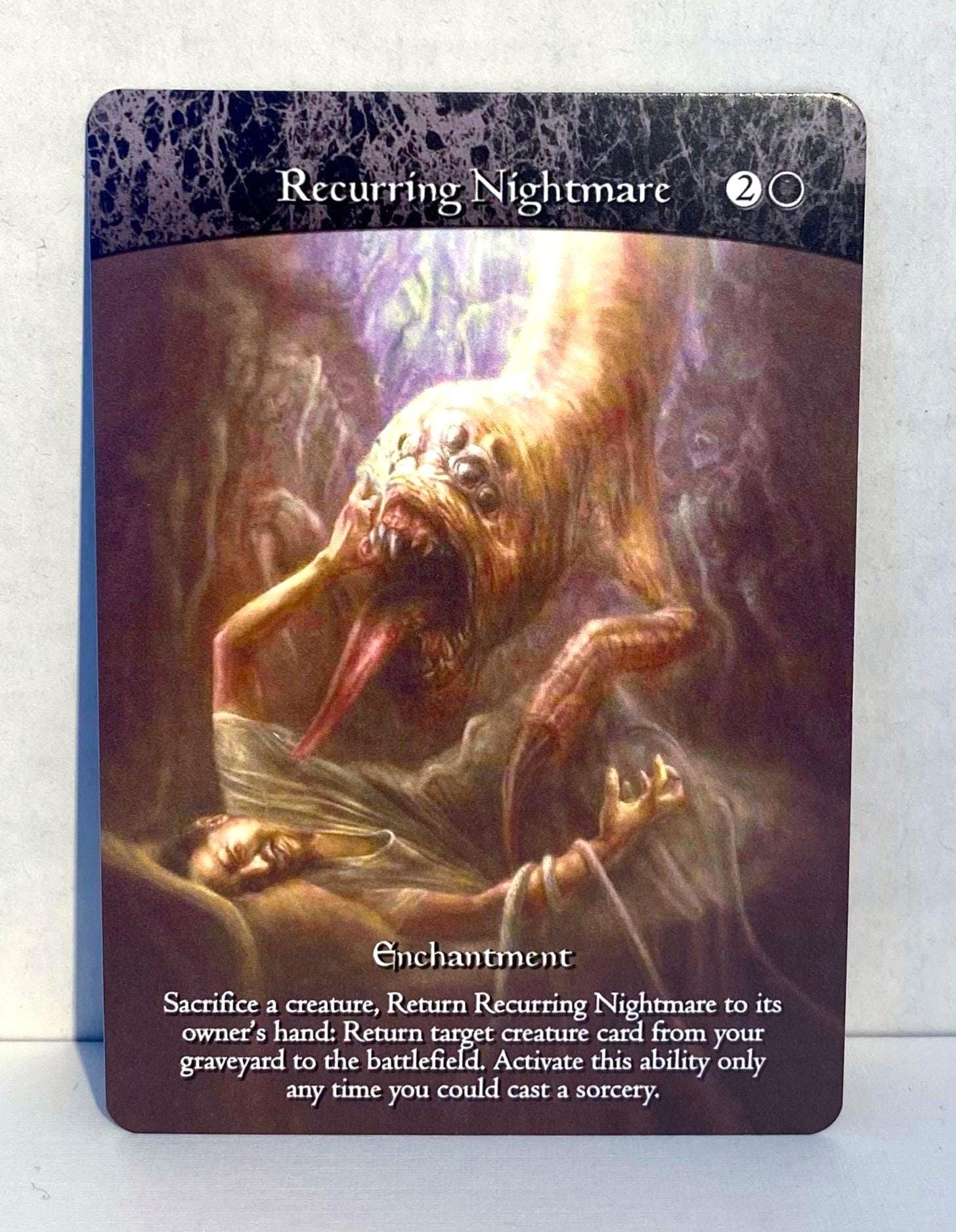 Recurring Nightmare Proxy | Full Art - Etsy