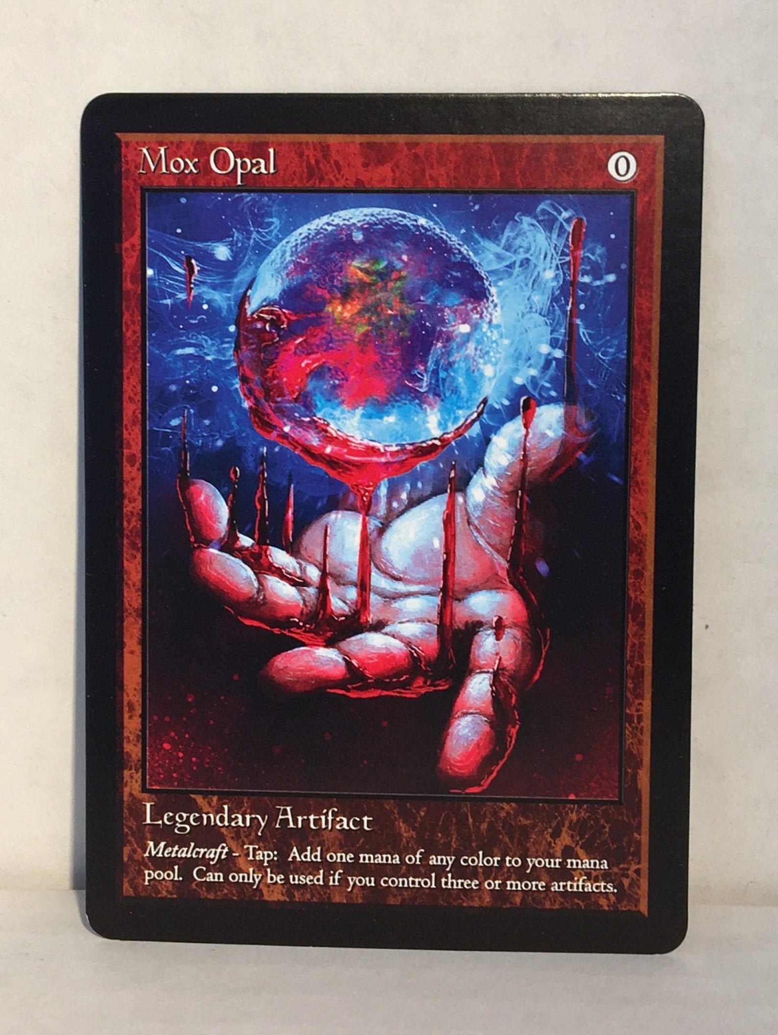Mox Opal custom Card Alternate Art Etsy