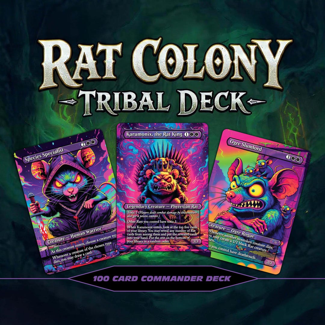 mtg rat tribal commander deck Elite Mono Black - Discard - Very Powerful - Modern Legal - Custom Built - Magic The Gathering - Commander How to play the deck Building a powerful rat tribal