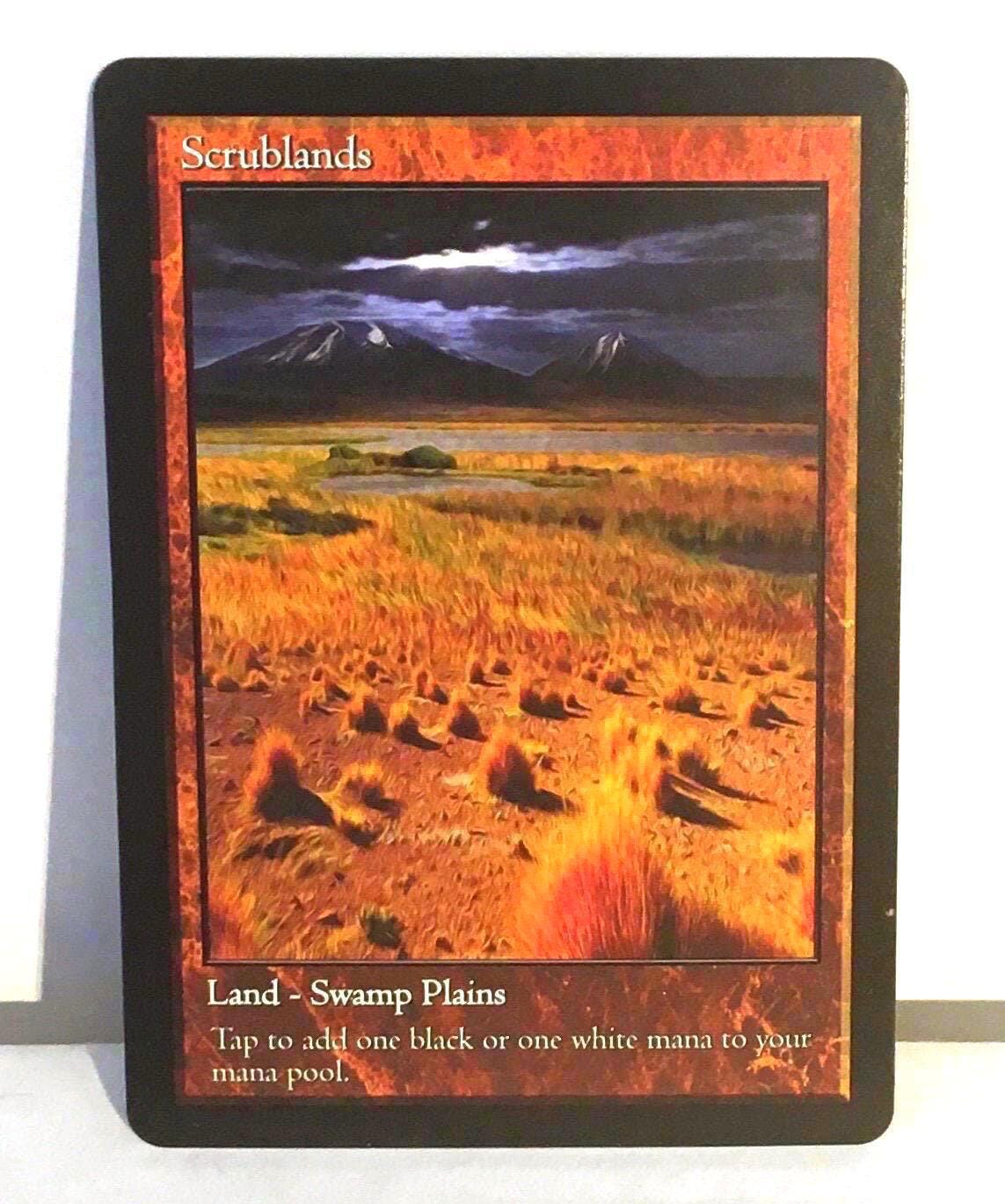 Mtg Scrubland - Etsy