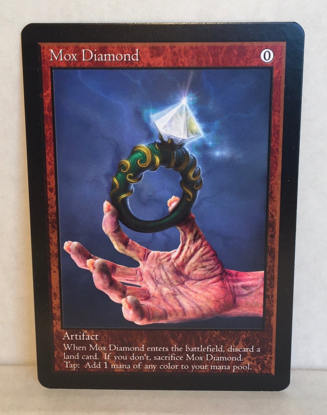 Mox Diamond (custom Card Alternate Art) - Etsy