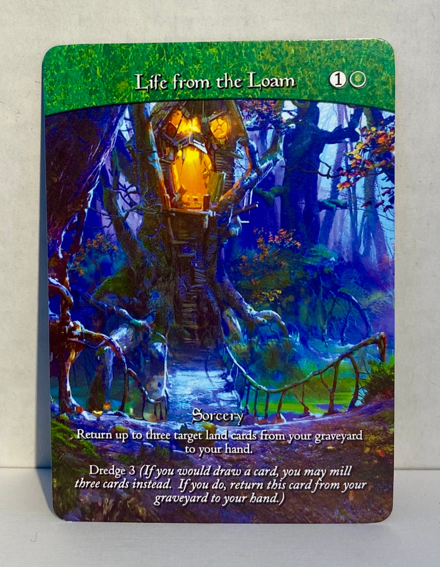 Life from the Loam Custom Card Alternate Full Art Etsy