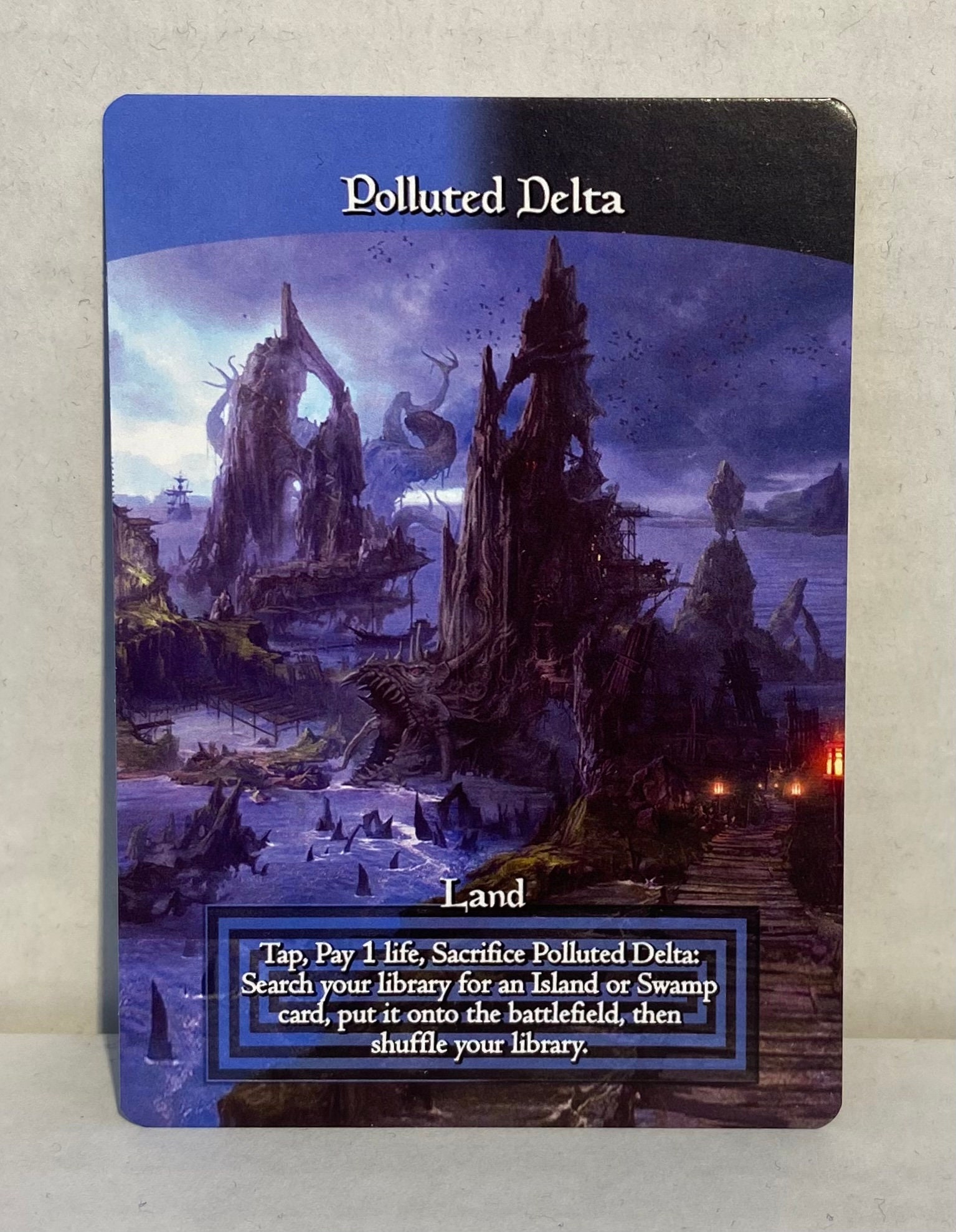 FETCH LANDS Set #3 - Full Art - 10 MTG Proxy Fetch Lands for