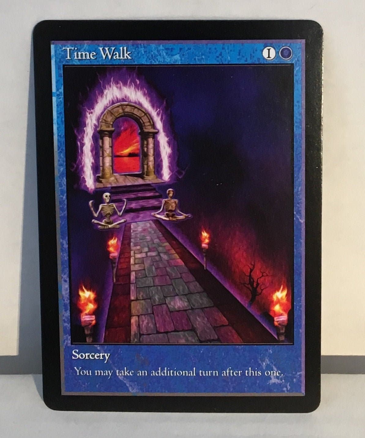 直筆サイン入りアートプリント MTG Time Walk 複製原画 - メルカリ