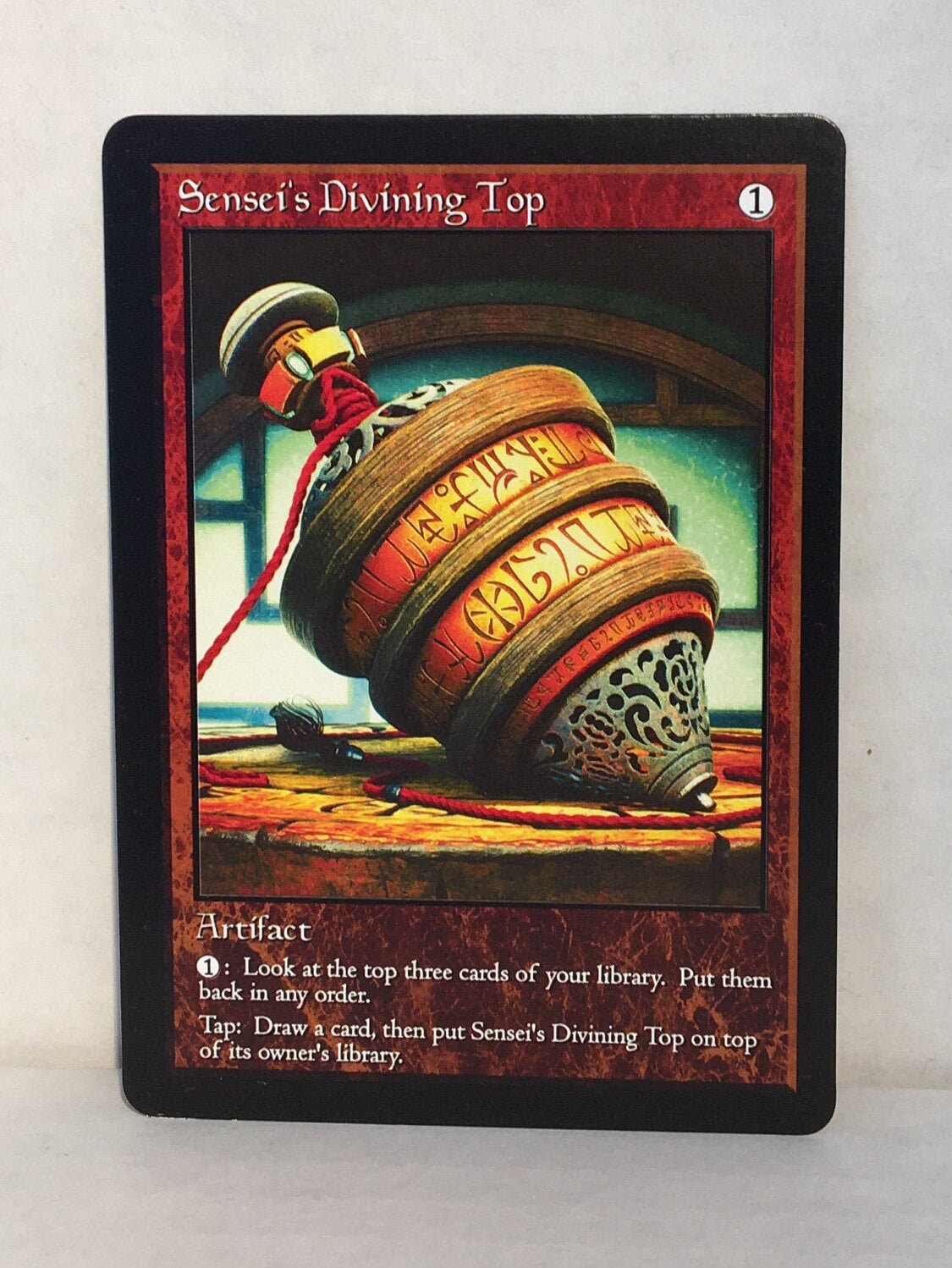 Senseis Divining Top Custom Card Alternate Art Etsy