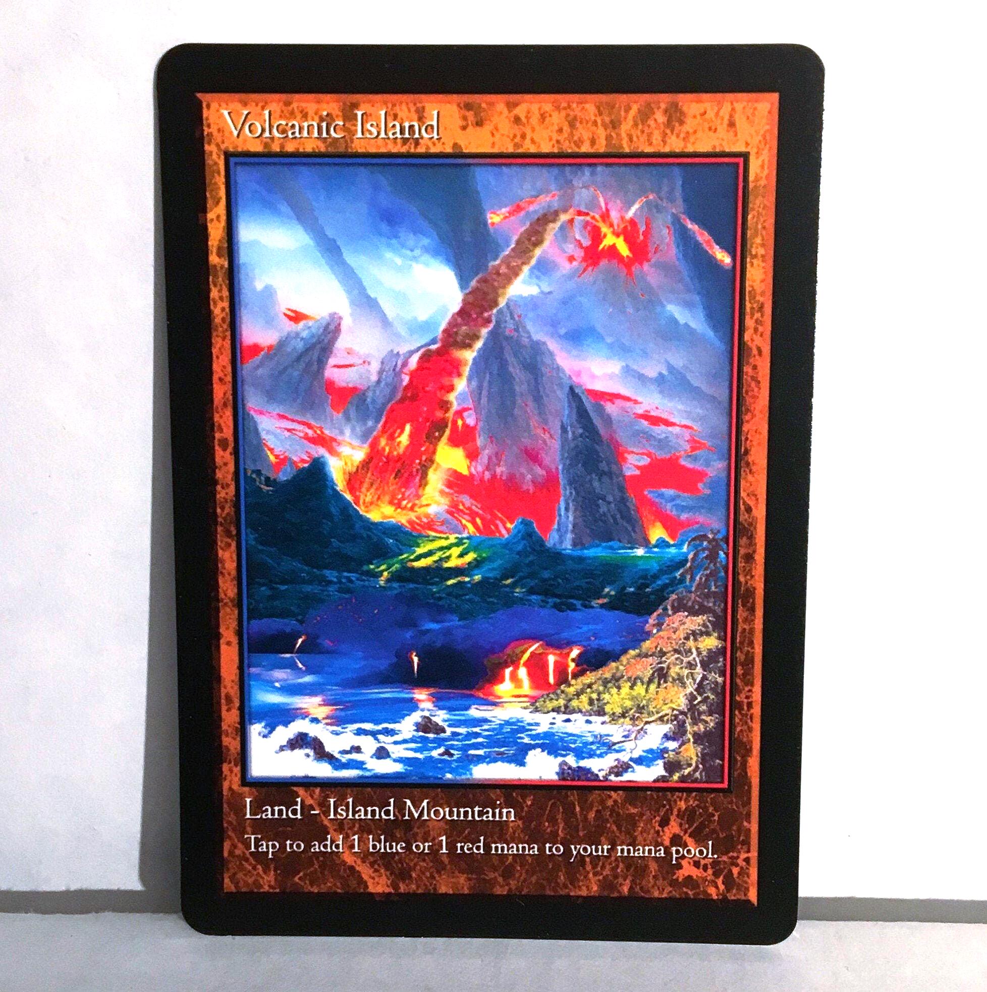 Volcanic Island Dual Land Proxy #2 - Etsy