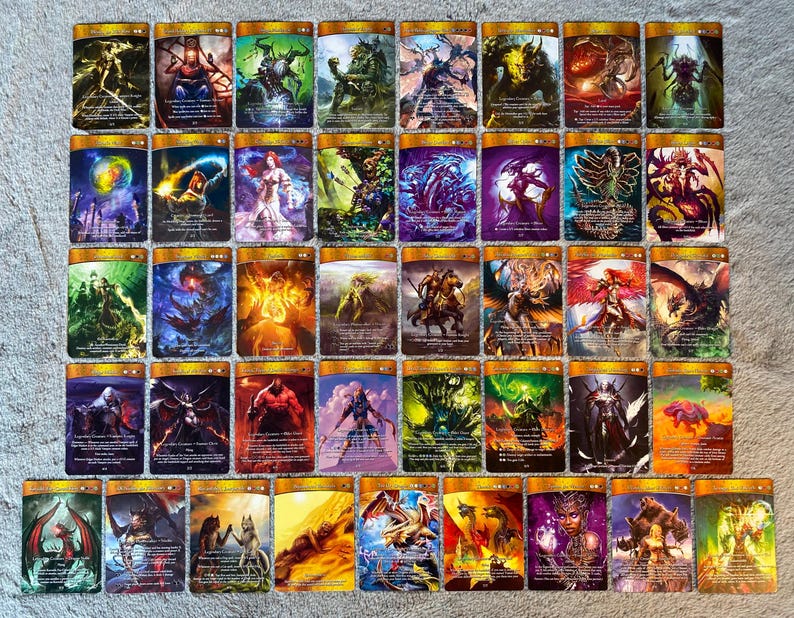 MTG Proxy Cube Draft Kit | 450+ Card Full Art Collection with Custom Alternate Art image 8