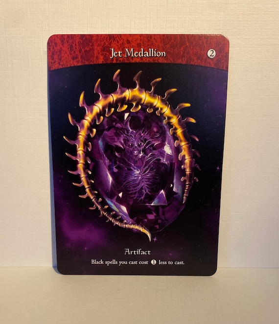 Jet Medallion (custom Card Alternate Full Art) - Etsy