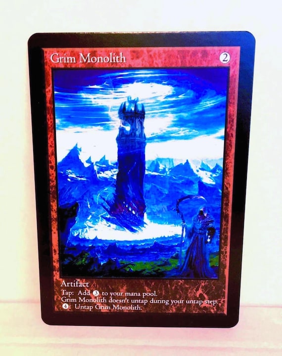 Grim Monolith アーティファクトカード　３枚　バラ売り可　外国語版 Grim Monolith Proxy - Etsy