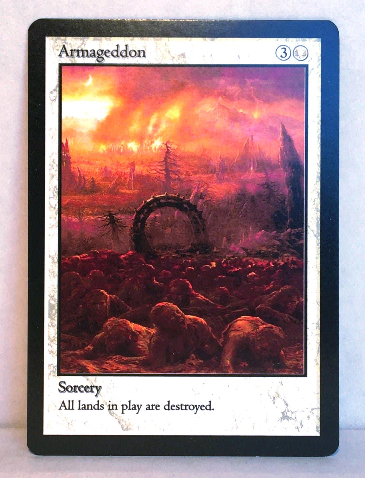 mtg armageddon card Destroy all lands. Armageddon  Secret Lair Drop
