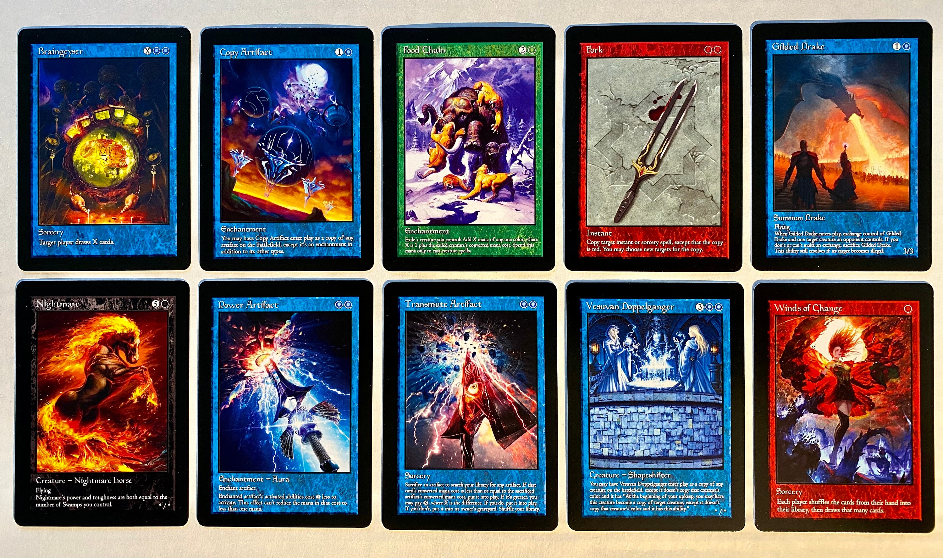 Magic Vintage Classics 3 (custom Cards Altered Art) + 2 Bonus Cards - Etsy