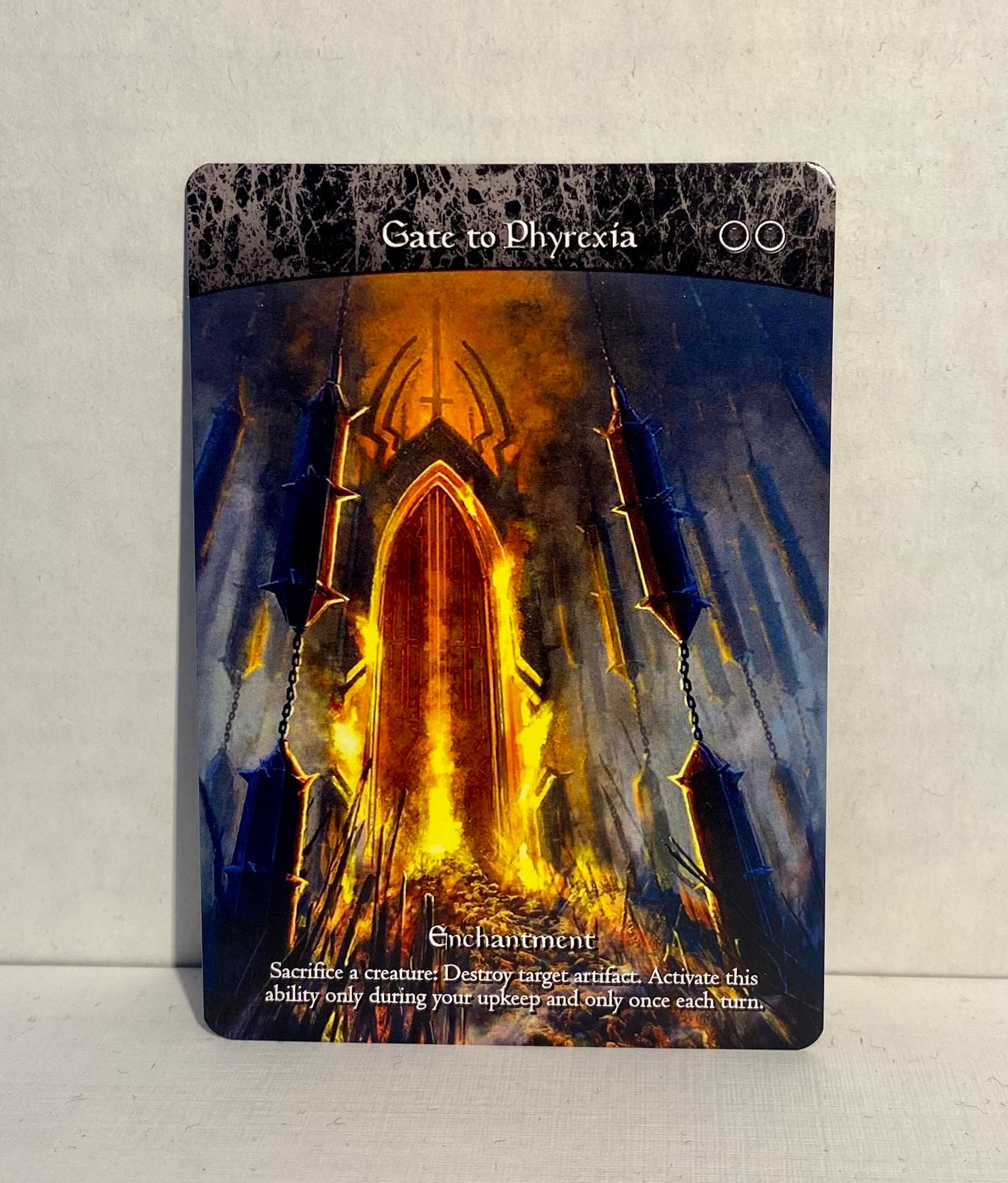 Gate to Phyrexia custom Card Alternate Full Art - Etsy