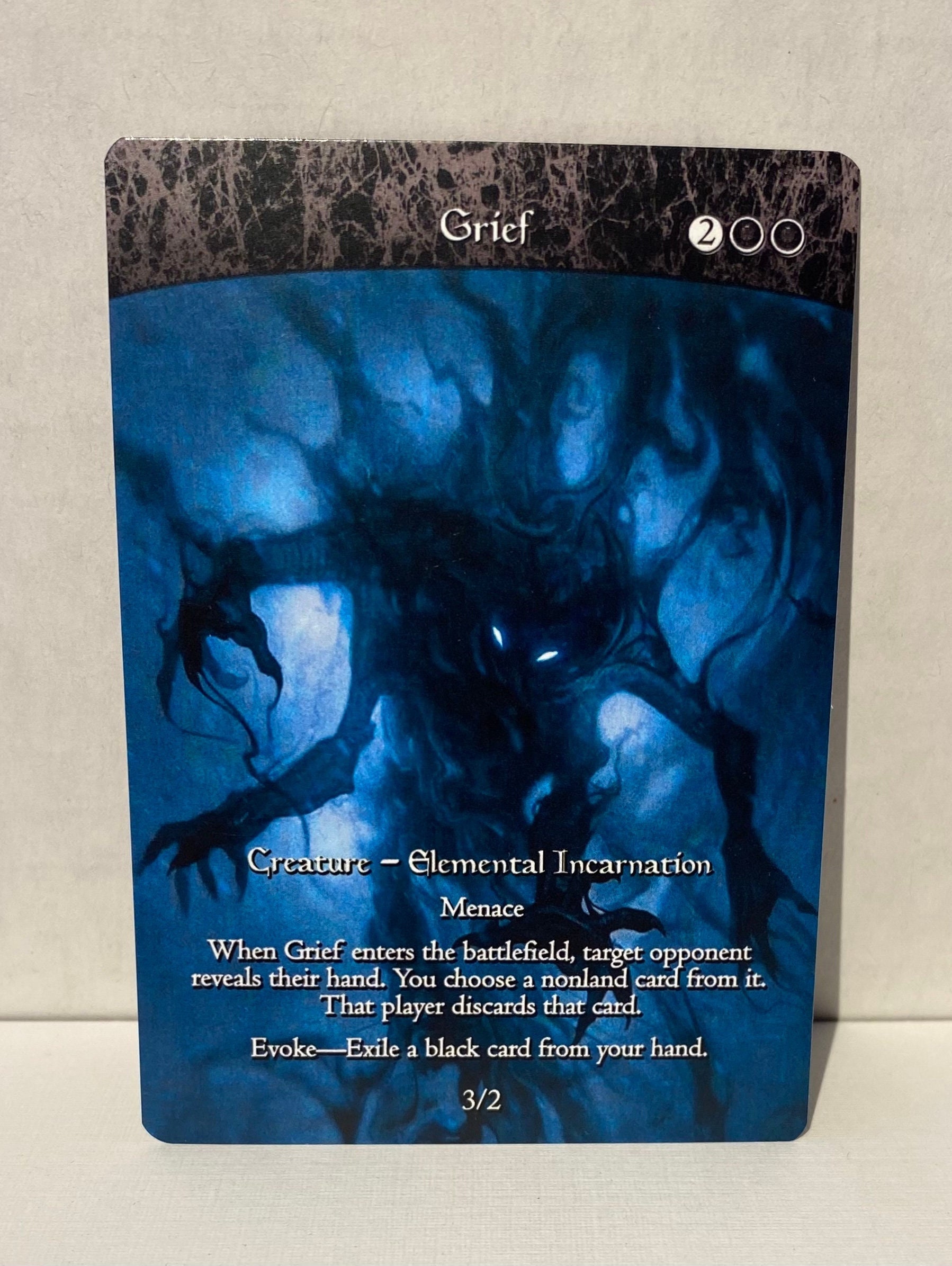 Grief Custom Card Alternate Full Art Etsy