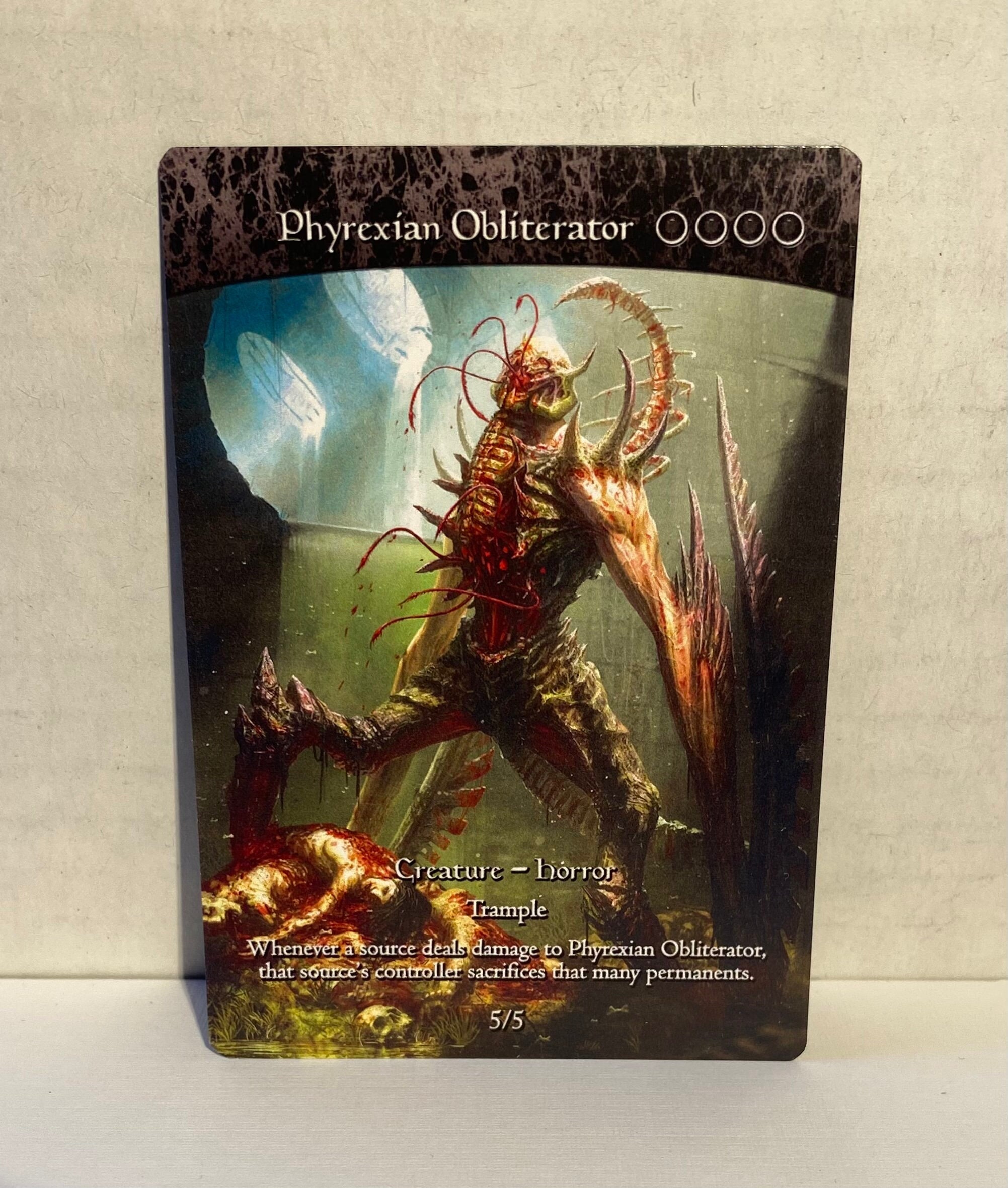 Phyrexian Obliterator (custom Card Alternate Full Art) - Etsy Phyrexian Obliterator (custom Card Alternate Full Art) - Etsy