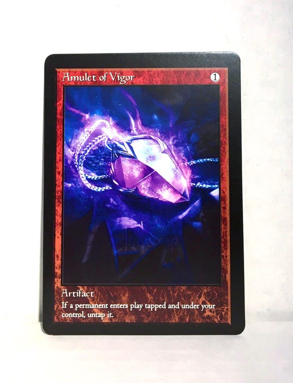 mtg cards like amulet of vigor Proxy Angels guard me while I dream Is the any cards with