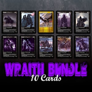 WRAITHS Set of 10 Cards + 2 Bonus Cards