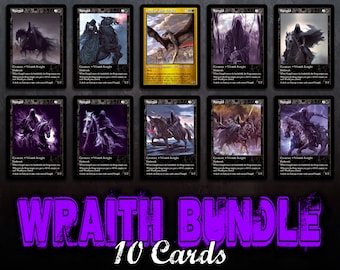 WRAITHS Set of 10 Cards + 2 Bonus Cards