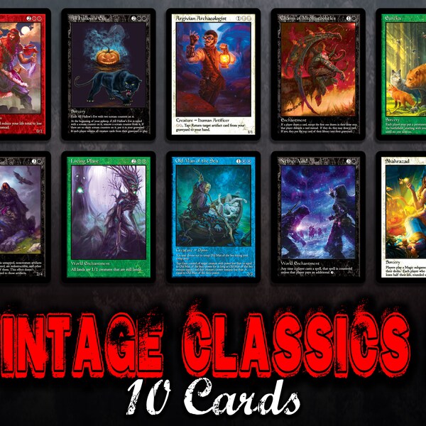 Custom Magic Card Etsy