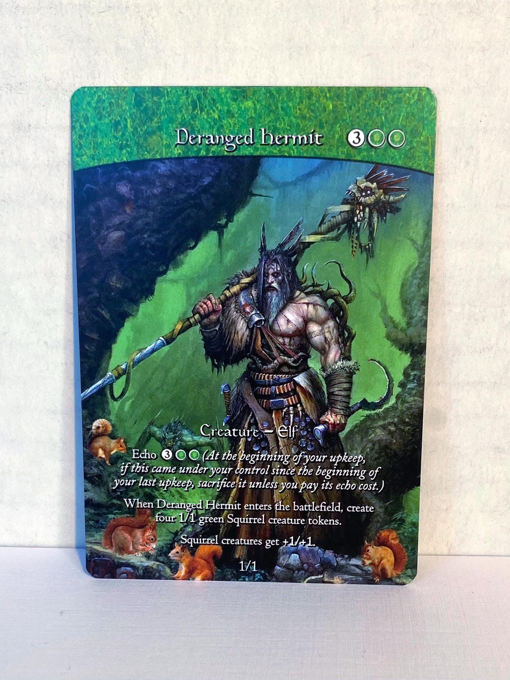 Deranged Hermit Proxy | Full Art - Etsy