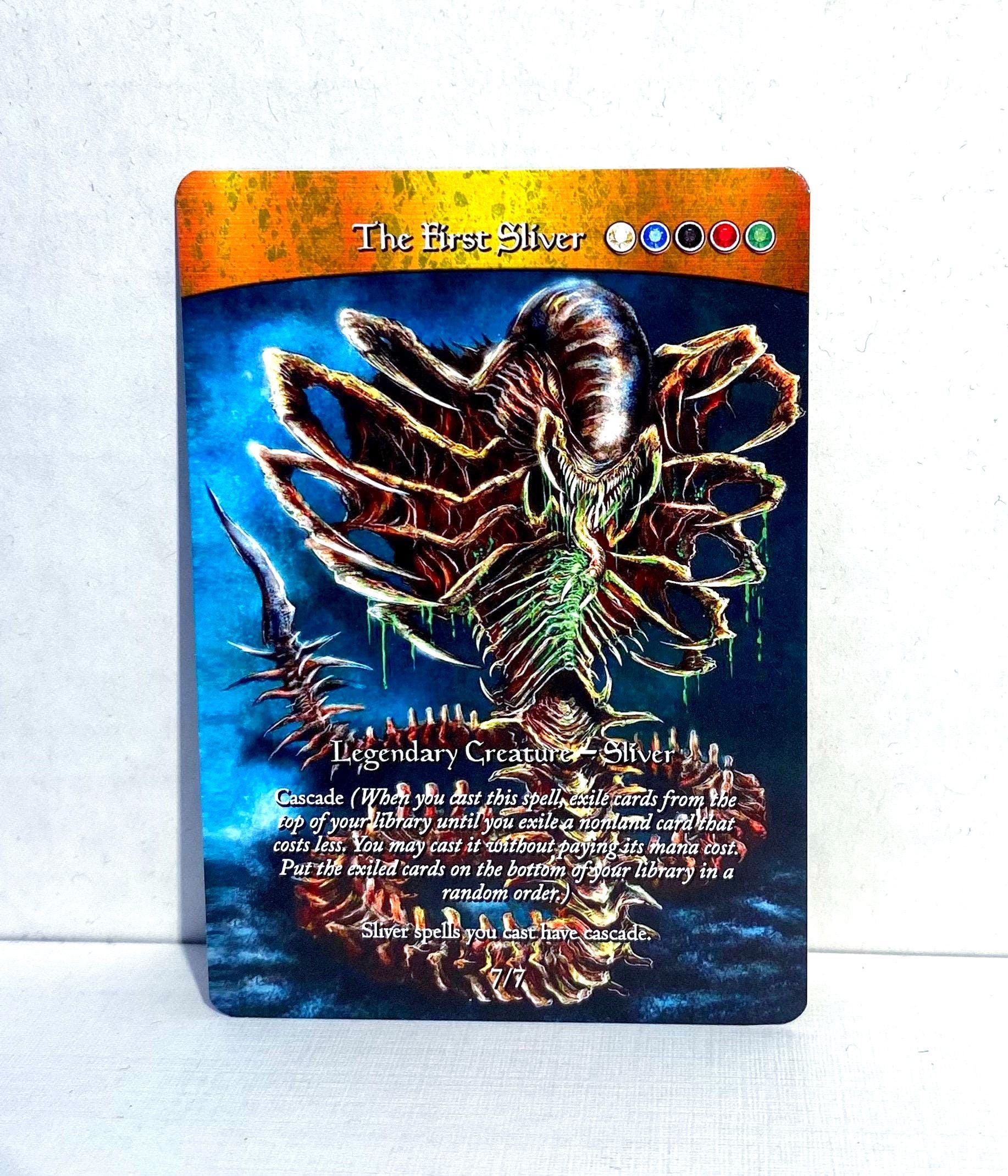 mtg sliver card sleeves Amazon.com: Amabro 100PCS Card Sleeves, Penny Sleeves Bling Silver Trading Card  Protector Sleeve Transparent Standard Card Sleeves : Toys & Games main image 1