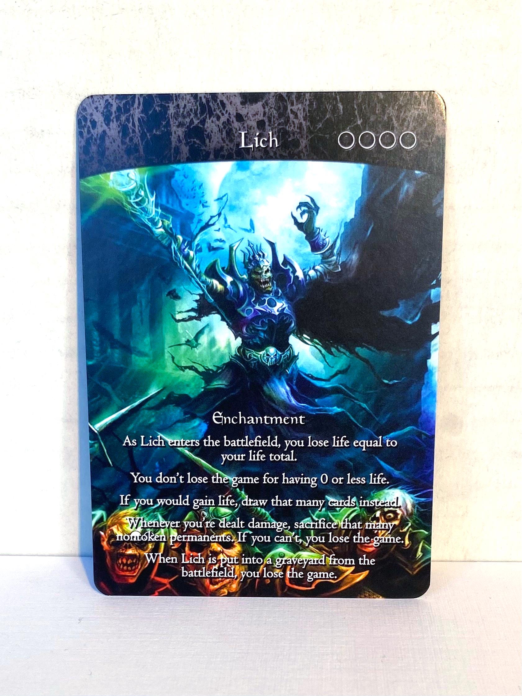Lich Proxy | Full Art - Etsy Lich Proxy | Full Art - Etsy