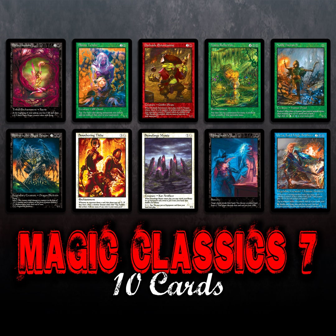 7ds Magic Card Magic Classics Series #7 Custom Cards Altered Art + 2 Bonus Cards - Etsy