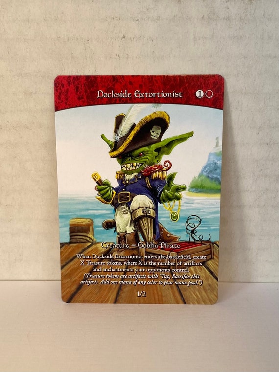 Dockside Extortionist custom Card Alternate Full Art Etsy