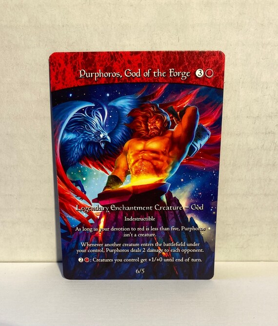 Purphoros, God of the Forge - Commander Masters - Magic: The Gathering Purphoros, God of the Forge - Commander Masters - Magic: The Gathering