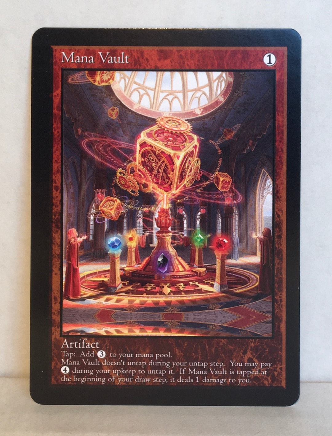 Mana Vault (custom Card Alternate Art) - Etsy Mana Vault (custom Card Alternate Art) - Etsy