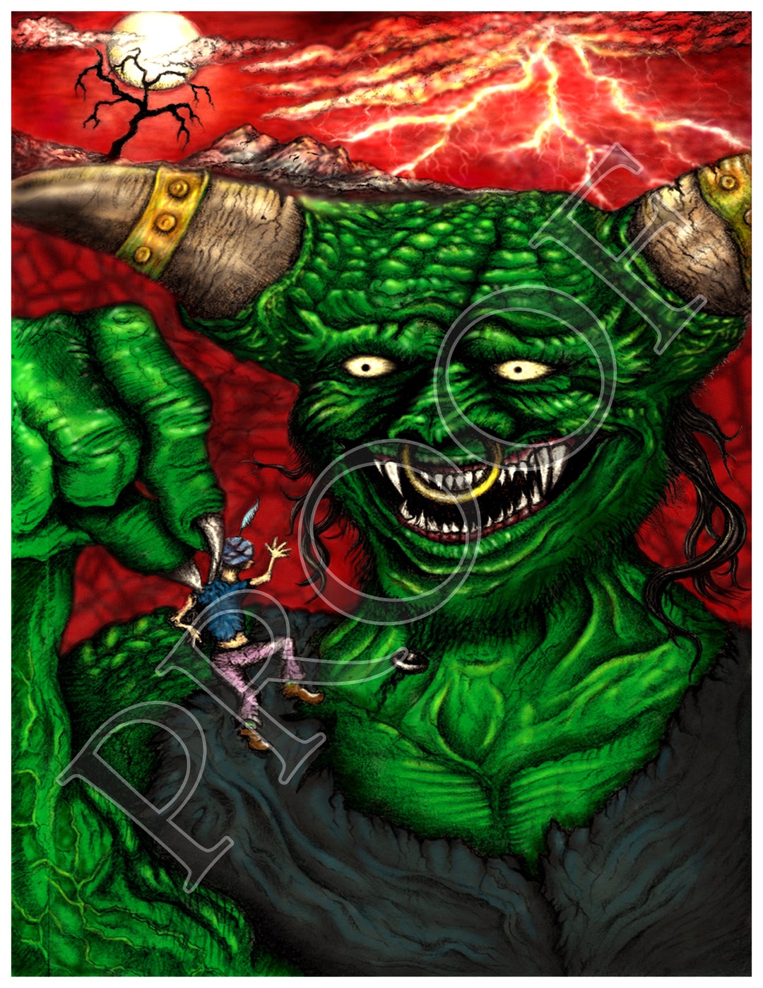 Juzam Djinn Sci-fi Fantasy Art Print - Etsy