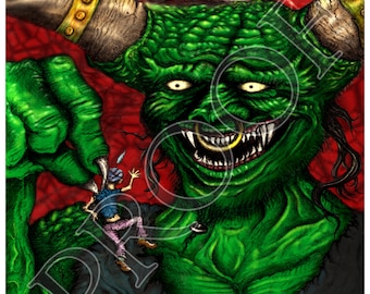 Juzam Djinn MTG Playmat - Etsy
