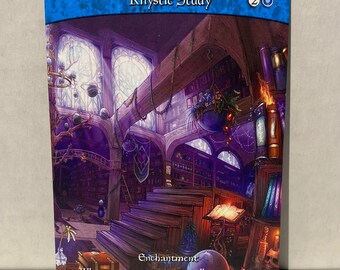 リスティックの研究 5枚セット Rhystic Study 5-pack Set (full Art) Custom Cards Altered Art