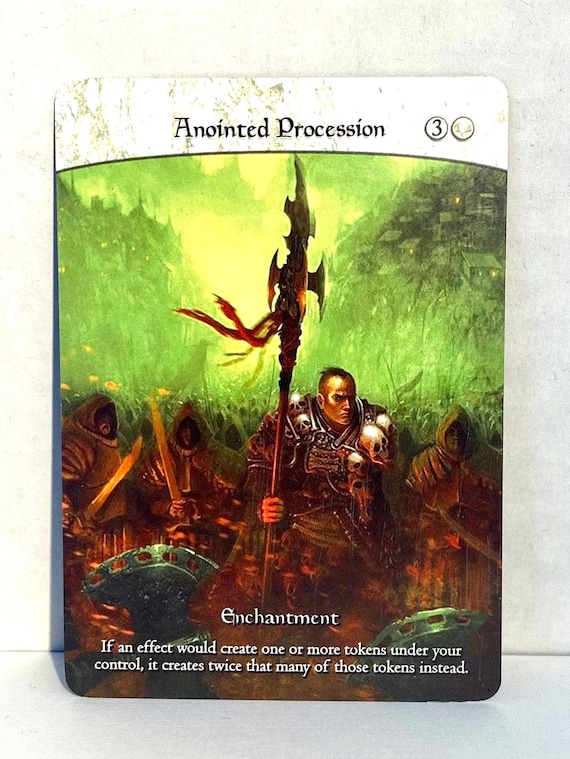 Anointed Procession Proxy | Full Art - Etsy