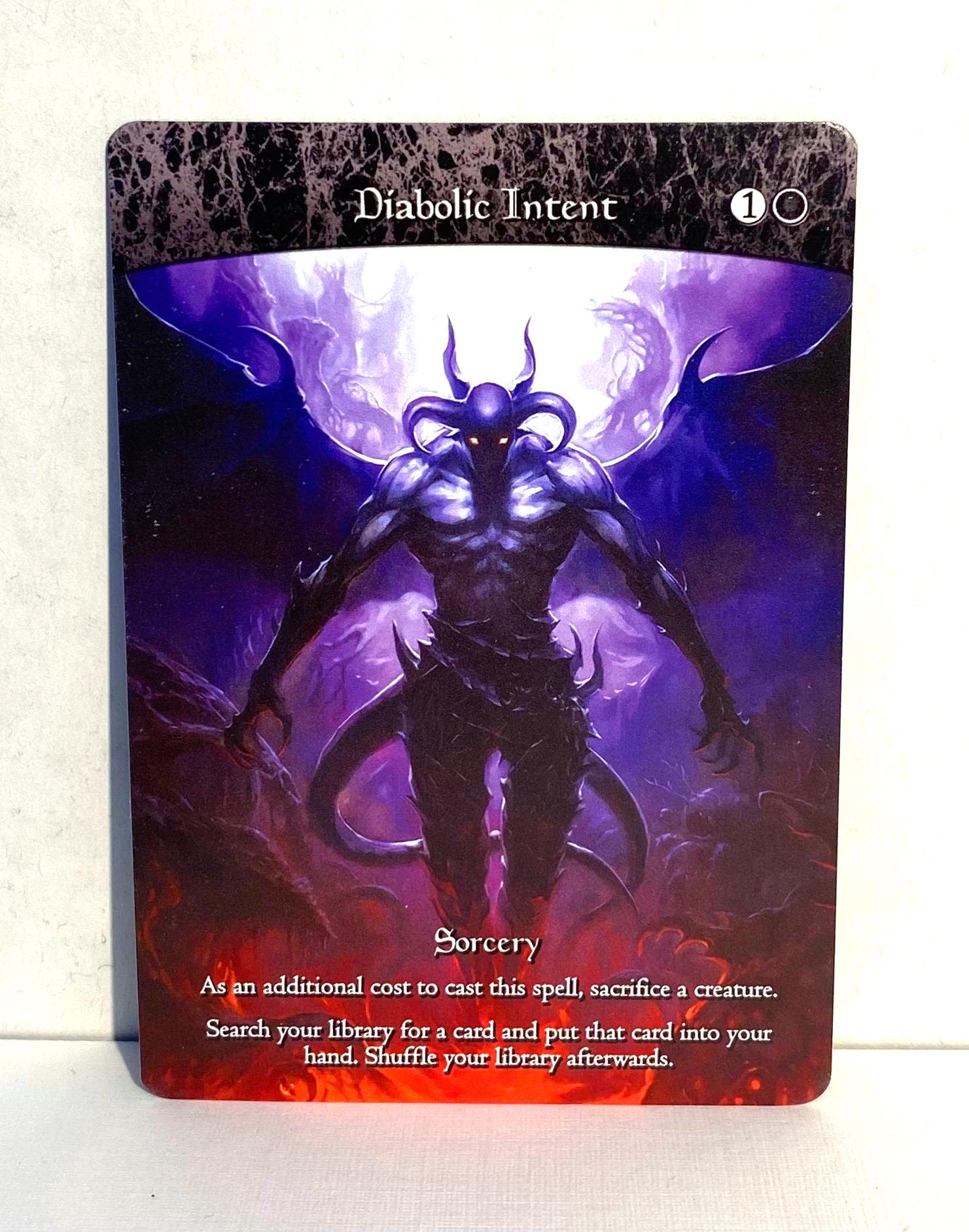 Diabolic Intent Proxy | Full Art - Etsy
