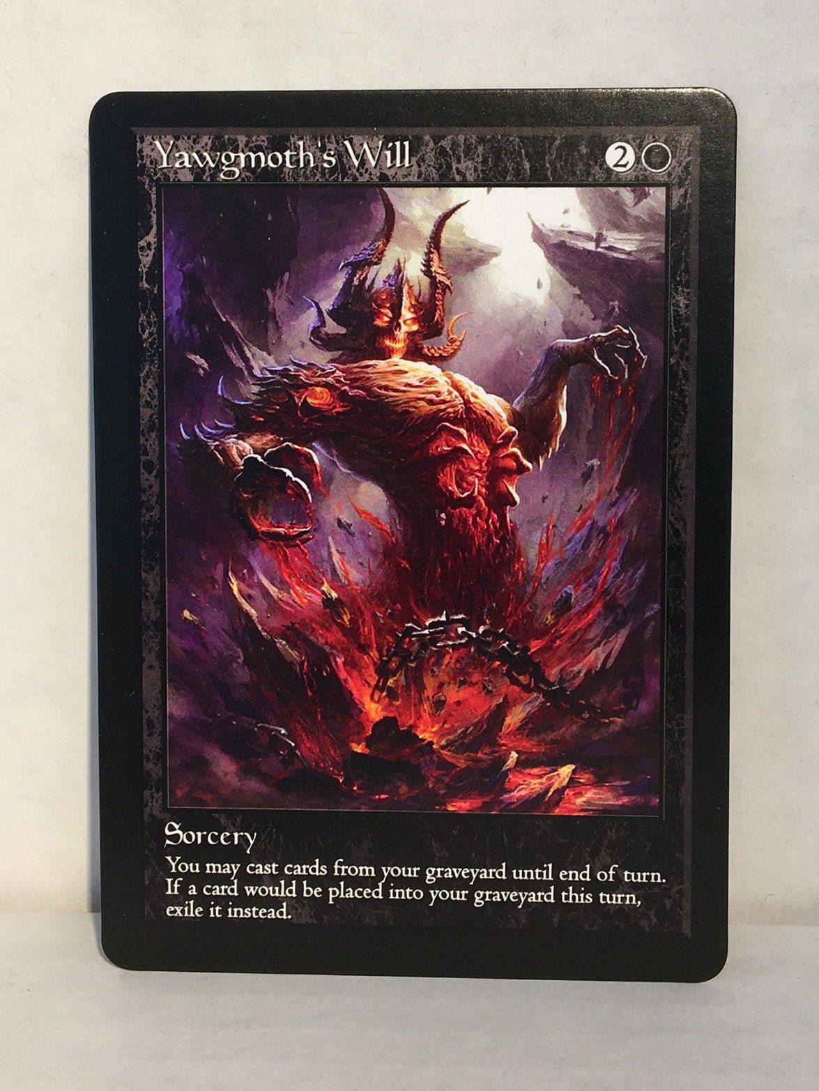 Yawgmoth's Will (custom Card Alternate Art) - Etsy