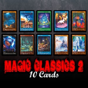 Magic Classics Series #2 Custom Cards Altered Art + 2 Bonus Cards