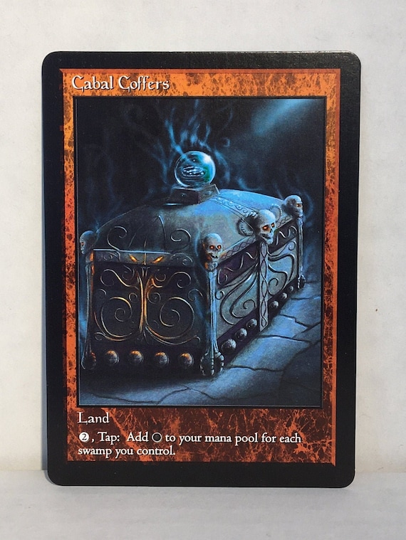 Cabal Coffers custom Card Alternate Art Etsy