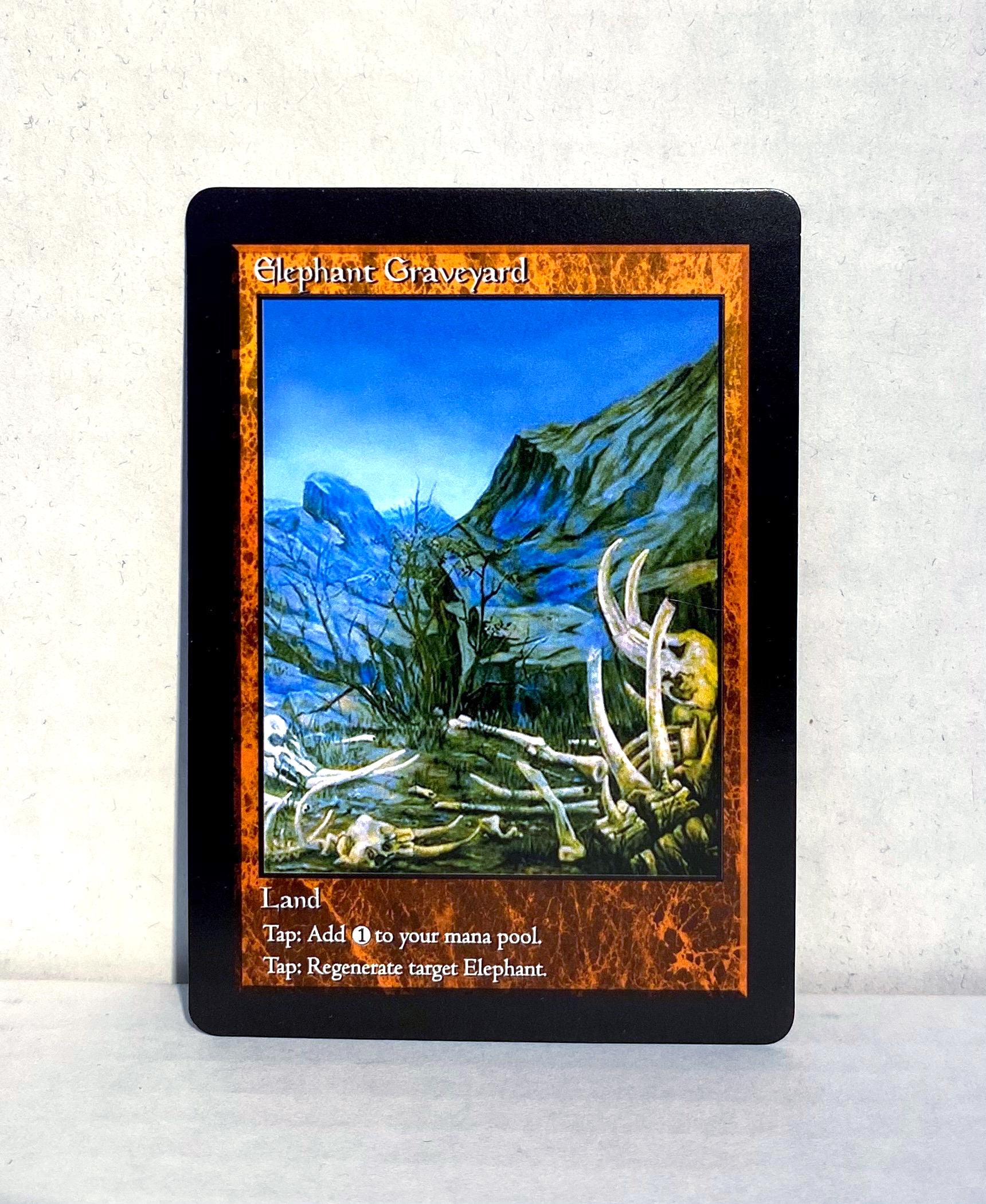 マジック：ザ・ギャザリング MTG Elephant Graveyard MTG Magic 1x x1 - Elephant Graveyard Ed LP/MP | eBay