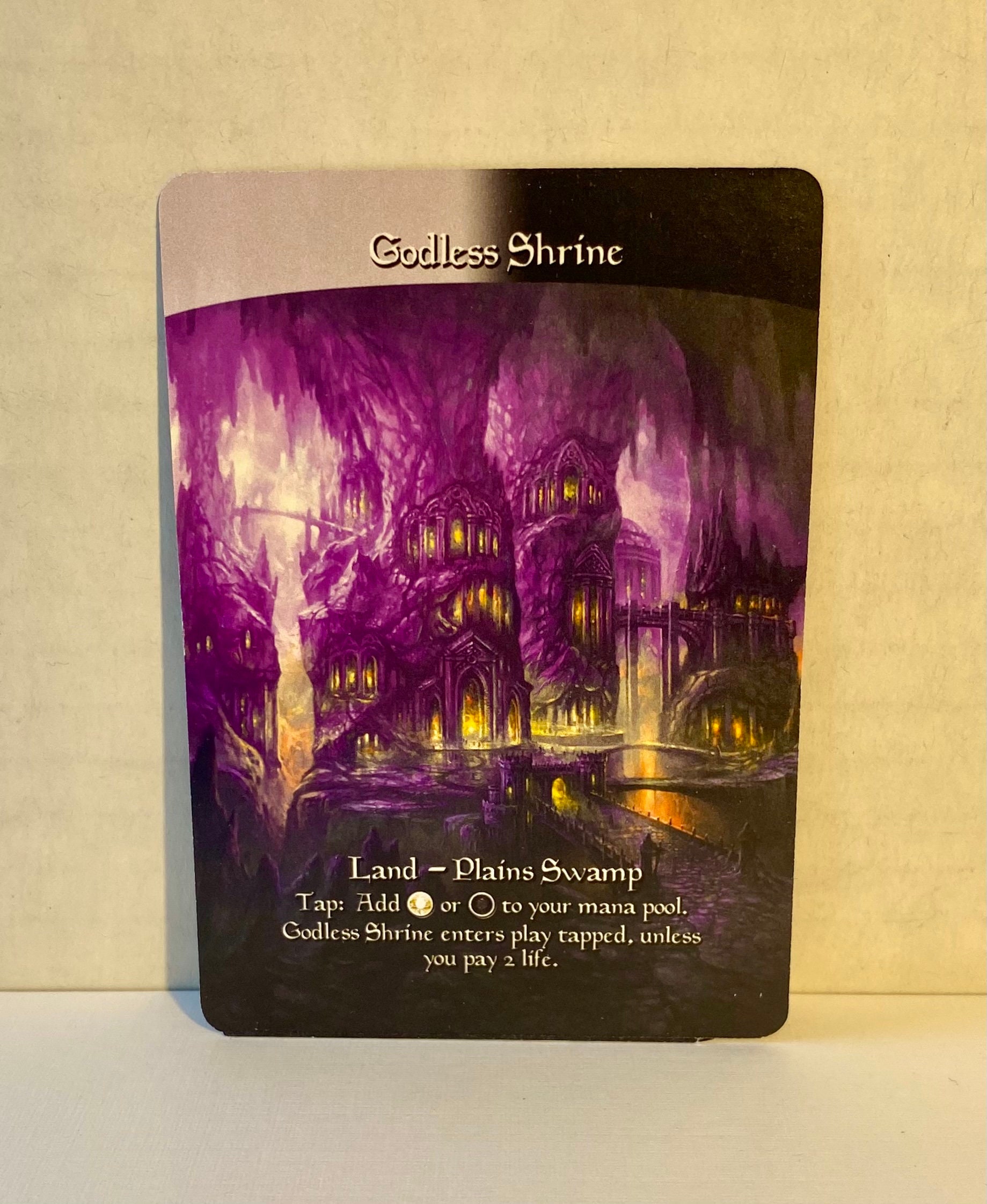 SHOCK LANDS Set #2 - Full Art - 10 MTG Proxy Fetch Lands for