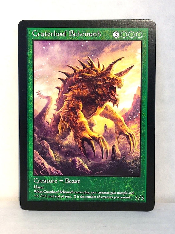 Craterhoof Behemoth Proxy - Etsy Norway