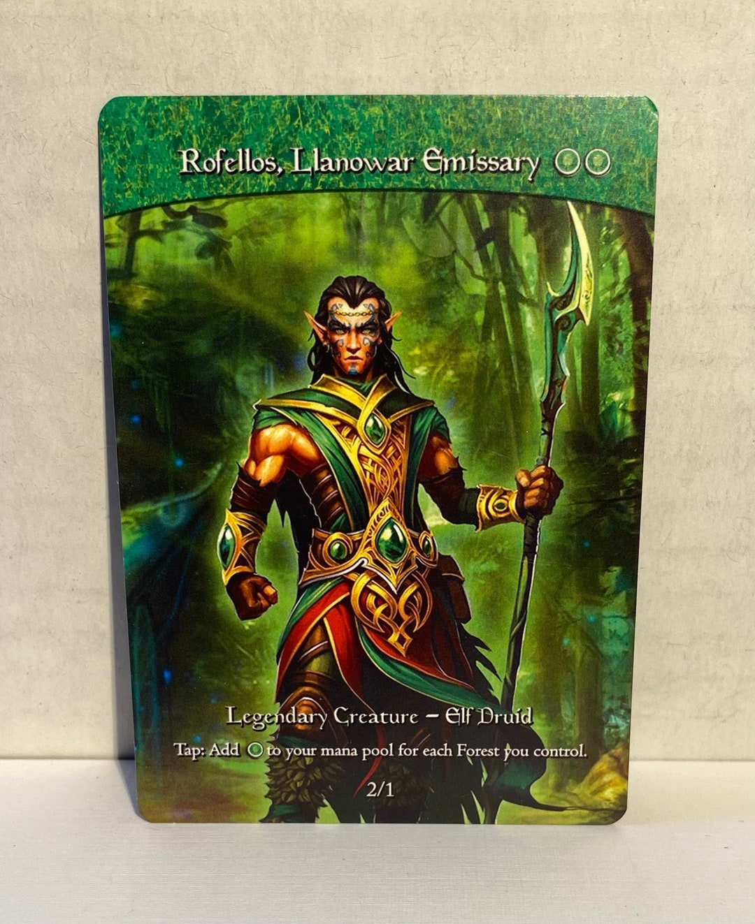 MTG Rofellos,Llanowar Emissary 英語版 | www.gamescaxas.com