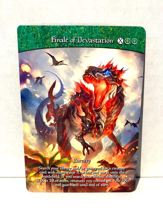 Finale of Devastation Proxy | Full Art - Etsy
