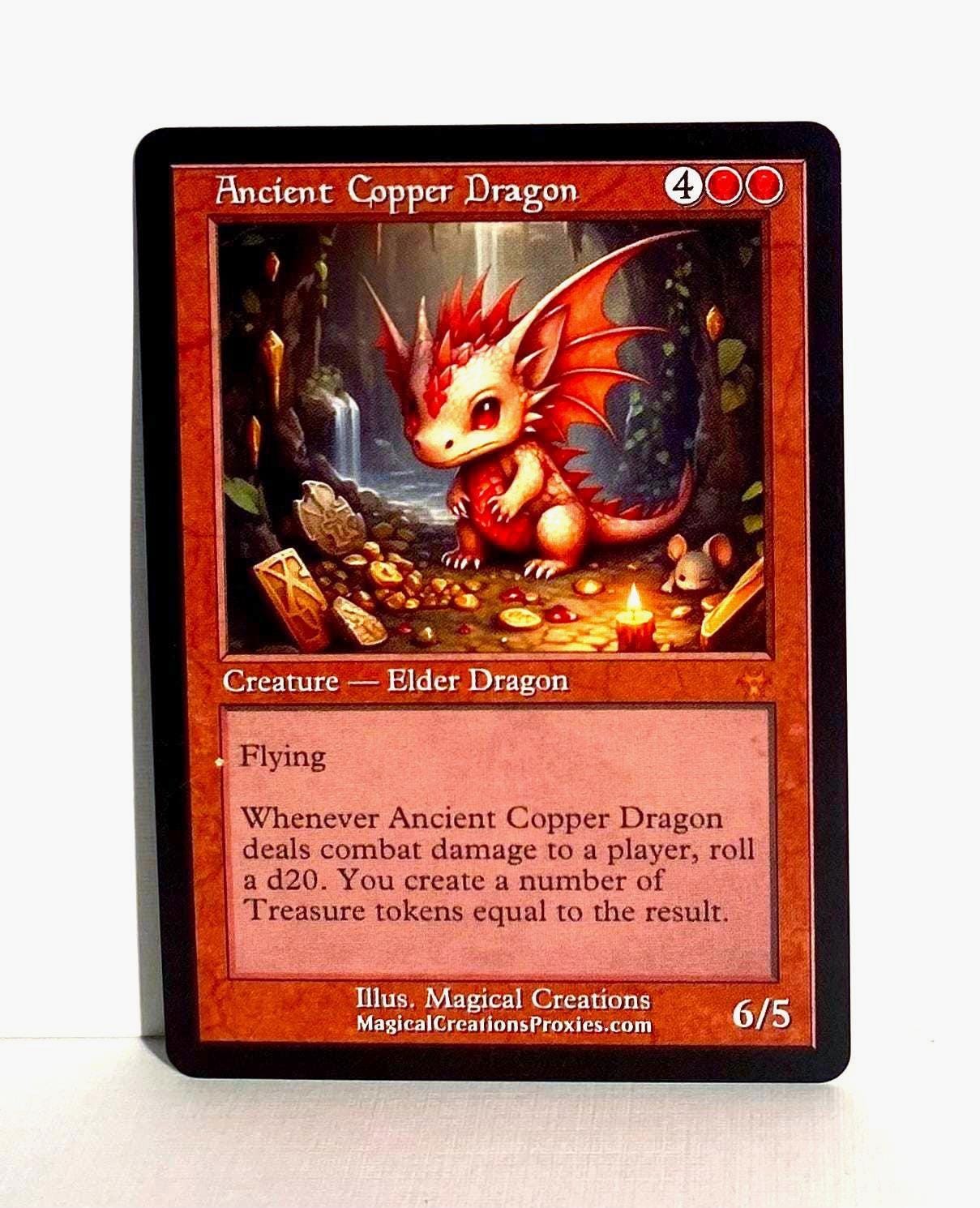 ancient copper dragon mtg card Ancient Copper Dragon [Commander Legends: Battle for Baldur's Gate Pre main image 1