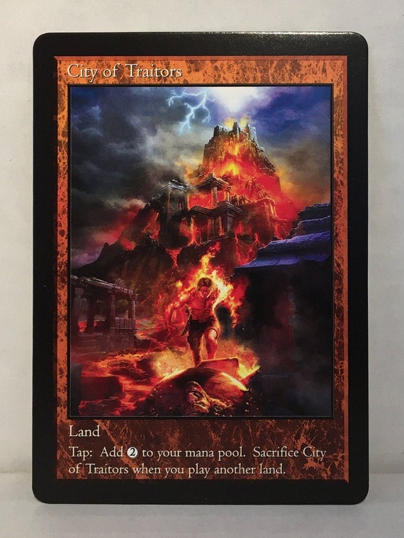 City of Traitors (custom Card Alternate Art) - Etsy