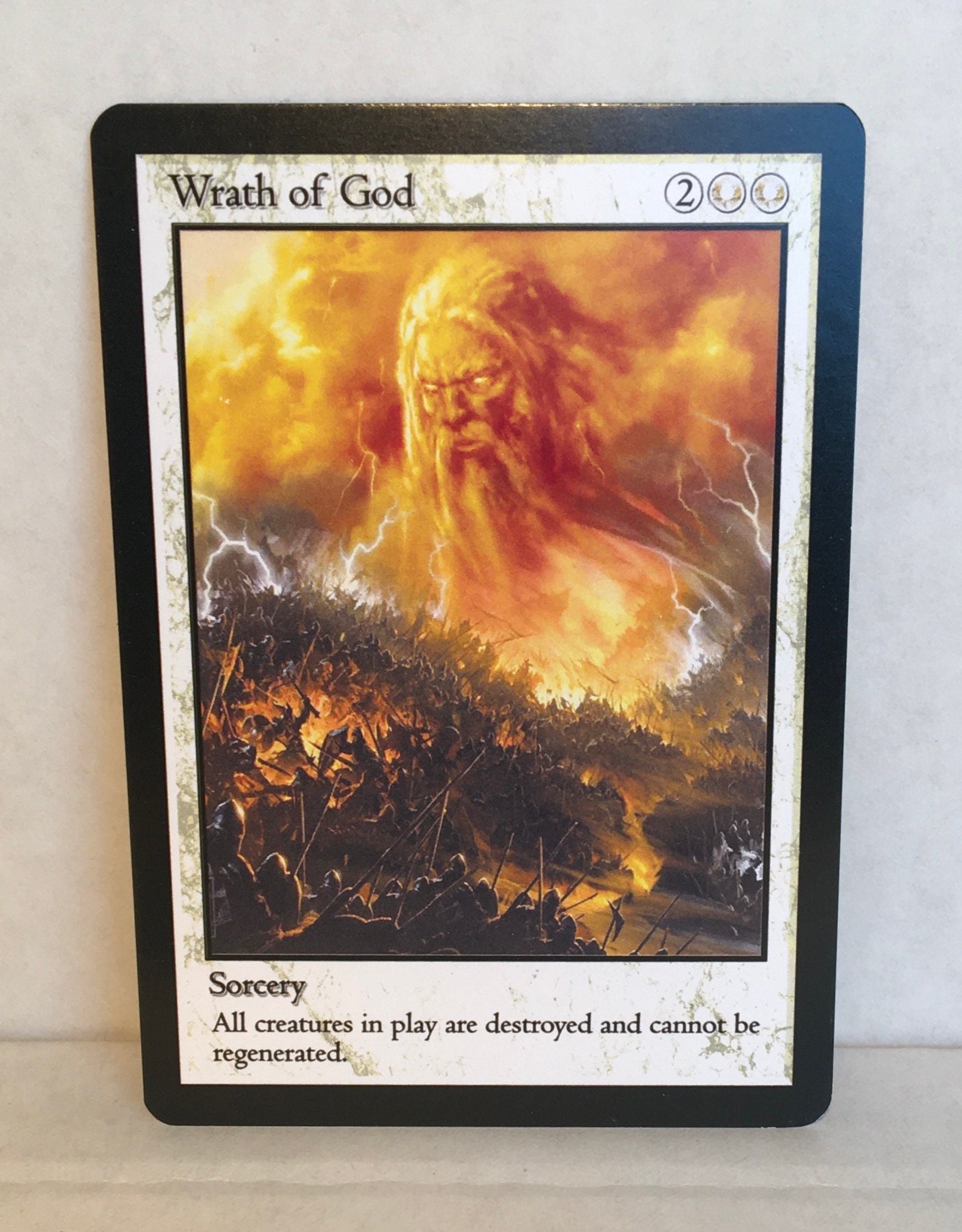 Wrath of God custom Card Alternate Art - Etsy Ireland